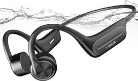 "Wantek Bone Sound" ausinės "Bluetooth 5.3", "Open Ear" plaukimo ausinės, integruota 32GB atmintis MP3, belaidės sportinės ausinės IP68, atsparios vandeniui, skirtos bėgimui dviračiu, treniruotėms, žygiams pėsčiomis, plaukimui