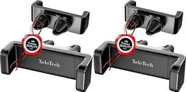 "XeloTech Handy Halterung für Auto-Lüftung - für iPhone 17 Pro, 16 Pro, 15 pro, 14 Pro, Samsung Galaxy S25, S24, S23, A56, A55 (Packung mit 2)