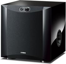 "Yamaha" NS-SW200 priekinis žemų dažnių garsiakalbis su patentuotu "Twisted Flare Port Bass Reflex" vamzdžiu "Piano Lacquer Black