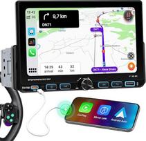 1 DIN autoradio su "Apple CarPlay" ir "Android Auto", 7 Zoll HD IPS jutiklinis ekranas, "Bluetooth 5.2", USB/Type-C, standartinė apsauga nuo saulės