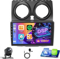 2+64GB Android Autoradio für Nissan Qashqai J10 2006-2016 Wireless Carplay Android Auto, 9" Bildschrim Bluetooth Auto Radio Navi Rückfahrkamera WiFi FM RDS Radio SWC