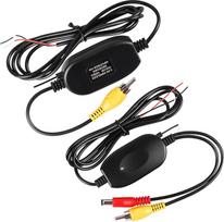 2.4G belaidžio signalo imtuvo ir siųstuvo rinkinys, skirtas automobilio atbulinės eigos kameros monitoriui ir belaidžio atbulinės eigos kamerai, 12 V belaidis adapteris, skirtas automobilio priekinei automobilio kamerai, stovėjimo monitoriaus atbulinės ei