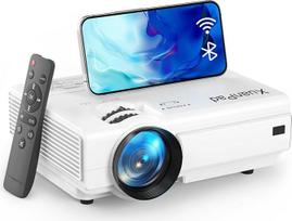 2026 "XuanPad" patobulintas "WiFi Bluetooth" mini projektorius, 21000L mini projektorius HD 1080P, namų kino vaizdo projektorius, suderinamas su TV Stick/HDMI/USB/AV/Laptop/iPhone/Android