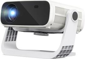 2026 Naujas išmanusis projektorius su integruotomis programėlėmis, "Android 14", 1080P ir 4K palaikymas, "WiFi 6", "Bluetooth 5.2", 30 000 liumenų, tylus ventiliatorius (