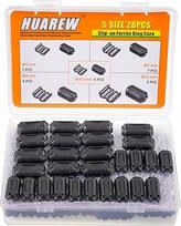 28 vnt. juodos spalvos kabelių spaustukų, skirtų 3,5 mm, 7 mm, 9 mm, 13 mm skersmeniui