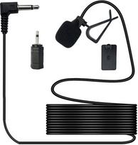 3,5 mm automobilinio radijo mikrofonas, suderinamas su "Sony Kenwood Boss Alpine JVC Pioneer Panasonic GPS DVD radijo imtuvu, 3 metrų ilgio, 3,5 mm lizdo ir 2,5 mm kištuko adapteris