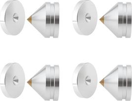 4 garsiakalbių izoliacijos kojelių rinkinys Aliuminio lydinio spygliai 23 x 20 mm Antivibracinės kūgio pagalvėlės, skirtos patefonui, CD grotuvui