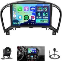 4+64G Android Autoradio mit Bildschirm für Nissan Juke J15 2010-2019,YF15 Infiniti ESQ 2011-2017 Wireless Carplay, Autoradio mit Navi 9 Zoll Incell Bildschirm Android Auto/FM/RDS/Rückfahrkam
