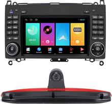 7 colių HD jutiklinis ekranas Carplay/Android GPS navigacijos automobilinė radijo navigacija + automobilio stabdžių žibintų kamera Mercedes Benz Vito W447 111 114 116 CDI Dvigubos durys Cargo Van Box Tourer Bus 2014-2024