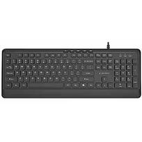 Gembird Klaviatūra Gembird Slim Multimedia USB-A+C US KB-MCH-05