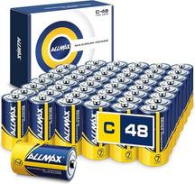 Allmax C Baby (LR14) didžiausios galios šarminės baterijos (48 vnt.) - itin patvarios, sandari konstrukcija, 7 metų galiojimo laikas, didžiausia galia (1,5 V)