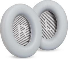 Aukščiausios kokybės ausų pagalvėlės, tinkančios "Bose" ausinėms su triukšmo slopinimu 700 (Bose NC700) (pilkos spalvos) Aukščiausios kokybės baltyminė oda | Didelio tankio minkštos putos | Didesnis komfortas ir ilgaamžiškumas