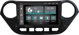 Automobilinis radijas Hyundai I10 su pagrindiniu radiju (2014-2019 m.) Android GPS Bluetooth WiFi USB DAB+ jutiklinis ekranas 9 colių 8Core Carplay Android automobilis