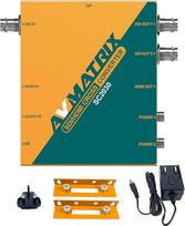 AVMATRIX SC2030 SDI/HDMI kryžminis keitiklis transliacijoms ir AV postprodukcijos programoms, vaizdo keitiklis su integruotais DIP jungikliais arba kompiuteriu per "Micro USB