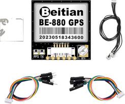 BE-880 GPS imtuvo modulis su blykste HMC5883L kompasas 10. lustas GPS antena TTL lygis 38400bps "Arduino" orlaivio "Pixhawk APM" skrydžio valdiklis