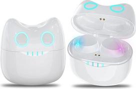 Belaidės ausinės vaikams, "Bluetooth" ausinės su mielu pandos įkrovimo dėklu, "Bluetooth 5.0" triukšmo slopinimas, C tipo įkrovimas, 3D stereofoninis gilus bosas, belaidės ausinės sportui ir darbui