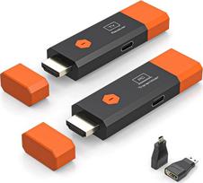 Belaidis HDMI siųstuvas ir imtuvas 4K120Hz - 4K dekodavimas, dviejų juostų 5,8G perdavimas iki 150 m, iki 1 imtuvo, LED ekranas, "Plug & Play", skirtas nešiojamiesiems kompiuteriams/PC/PS5/Kamerai, 4K adapteris su EDID emuliacija (1 vnt.)