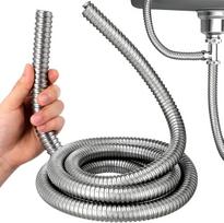 BESPORTBLE Kabelių apsauga Metalinė spiralinė žarna 3 m ilgio 20 mm vidinio skersmens kabelių apsauginis gaubtas, skirtas elektros instaliacijoms ir dirbtuvėms