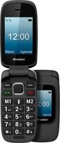C30 - juodas sulankstomas mobilusis telefonas su dvigubu ekranu (2,4 col. + 1,77 col.), dideliais mygtukais ir skaičiais, 2 tiesioginėmis atmintinėmis, "Bluetooth", didele 800 mAh baterija, USB-C ir dviem SIM kortelėmis