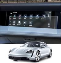 CDEFG suderinama su Porsche Taycan 2020-2024 2025 navigacijos ekrano apsauga 6H atspari įbrėžimams 10,9 colio GPS ekrano apsauga Navigacinė plėvelė Turbo GT 4S priedai 2 vnt. (keleivio sėdynė)