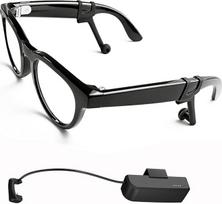 Dėvimas 370 mAh baterijos ir garso stiprintuvo rinkinys, skirtas "Ray-Ban Meta" išmaniesiems akiniams