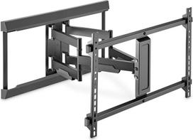 DIGITUS visiškai judantis televizoriaus sieninis laikiklis 37-80 colių Didžiausia apkrova 60 kg VESA nuo 200 x 100 iki 600 x 400 Juoda