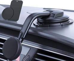 DOLYOFG Mobiliojo telefono laikiklis automobilyje Magnetas [Stiprus mobiliojo telefono laikiklis] 360° magnetinis siurbtukas Universalus automobilinis mobiliojo telefono laikiklis "iPhone Android" išmaniajam telefonui