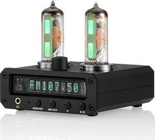 Douk Magic 6E2 stiprintuvas Stereo ausinių stiprintuvas Garso lygio ekranas FM radijo laikrodis
