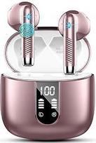 Drsaec Bluetooth 5.4 ausinės, 6D Deep Bass In-Ear ausinės belaidės Bluetooth 2026 56 valandų belaidės ausinės su 4 ENC mikrofonu, triukšmo slopinimo ausinės, USB-C, IP7 vandeniui atsparios sportinės ausinės