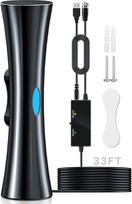 DVB-T/DVB-T2 antena 620+KM DVBT2 antena su stiprintuvu patalpoje, 2026 m. naujausia skaitmeninė antena televizoriui patalpoje / lauke su signalo stiprintuvu, tinkama 4K 1080P ir visiems TV įrenginiams