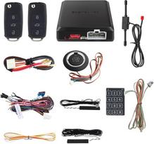 EASYGUARD EC002-V PKE Automobilio signalizacijos sistema Nuotolinio paleidimo mygtukas Slaptažodžių klaviatūra Keyless Go sistema Nesutrumpintas rakto peilis