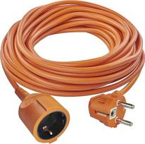 EMOS - IP20 ilgintuvas 20 m - 1 "Schuko" lizdas - 230 V, 16 A, 3680 W - aukštos kokybės PVC izoliacija - H05VV-F3G 1,5 mm² - padidinta apsauga nuo prisilietimo - skirtas naudoti patalpose - oranžinis