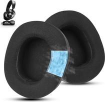 Ersatz-Ohrpolster für SteelSeries Arctis, Nova Pro Wired, Nova 1/1X/1P/3/7/7X/7P Gaming-Kopfhörer - verbesserter Klang, hoher Komfort (schwarz)