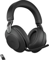 Evolve2 85, UC Stereo ausinės su galva ir juosta Juodos spalvos