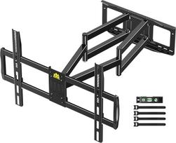 FORGING MOUNT Visiškai judantis televizoriaus sieninis laikiklis, skirtas 60-100 colių televizoriams iki 100 kg, televizoriaus sieninis laikiklis su 1090 mm dvigubo pasukimo, pakreipimo ir ištraukimo funkcija, maks. VESA 900 x 600 mm