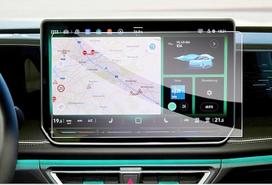 GAFAT suderinama su VW Passat B9 Variant 2024 2025 2026 15 colių navigacijos ekrano apsauga, grūdinto stiklo ekrano apsauga Pasat B9 nuo 2024-15 colių Discover Pro Max, 9H apsauga nuo įbrėžimų