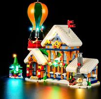 GEAMENT LED lempučių rinkinys, suderinamas su "Lego Santa Post Office" (Kalėdų Senelio paštas) 10339 statybinių kaladėlių modeliu (modelio rinkinys neįtrauktas)