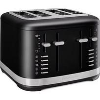 KitchenAid 4 slice Manual Control, Black/Stainless Steel 5KMT4109EBM