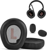 HAIZEEN Ausų pagalvėlės, suderinamos su JBL Quantum 400 Wired Over-Ear Gaming Headsets Ausų pagalvėlės (baltyminė oda / atminties putos)