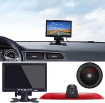 HD 1280 x 720P automobilio galinio vaizdo kamera 3-iajame stabdžių žibinte Vandeniui atspari naktinio matymo galinio vaizdo kamera + 7 colių LCD monitorius, skirtas "Ford Transit Tourneo Custom Jumbo Box V363 F150 F250