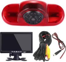 HD stabdymo žibintų kamera su 7 colių LCD monitoriumi, naktinio matymo atbulinės eigos kamera, skirta "Fiat Talento 296 Box/Scudo 220 270/Talento/Renault Trafic II/Master 2 II/NV300 Box X82/Interstar/Primastar