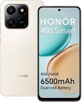 HONOR 400 Smart 4G išmanusis telefonas 8GB 256GB 6500mAh baterija 6,77 colių ekranas su apsauga nuo kritimo IP54 "Snapdragon 685" 108MP pagrindinis fotoaparatas "Android 15" Dual SIM NFC Auksinis