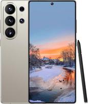 I26 Ultra - išmanusis telefonas be SIM kortelės 6,8 colių HD+ | 8GB RAM, 256GB atminties | 108 MP kamera, dvi SIM kortelės | "Android 15", 4G LTE, "Face ID", GPS | Nebrangus išmanusis telefonas su ilgai veikiančia baterija (pilka)