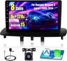 Inefala 8Core/6G+128G Android 15 Autoradio für Renault Megane 3 2009-2014 mit Wireless Carplay Android Auto, 9 Zoll Touchscreen Radio mit Navi GPS WiFi DSP FM/RDS Bluetooth EQ SWC Rückfahrkamera Mic