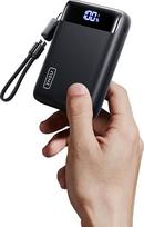 INIU maitinimo bankas, 20000 mAh mini dydžio 22,5 W maitinimo bankas, mažas, bet stiprus (USB C įvestis ir išvestis), PD3.0 QC4.0 išorinės mobiliųjų telefonų baterijos su žibintuvėliu, suderinamas su "iPhone 16 15 14 13 Pro Max