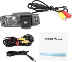 IP67 vandeniui atsparus galinio vaizdo monitoriaus parkavimo kamera, tinkanti Elantra Sonata Accent Kia Sorento Sportage Carens Ceed Opirus 12V