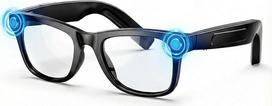 Išmanieji akiniai 4K HD kamera su KI, 800MP Anti-Verwacklungs-Kamera-Brille mit Videoaufzeichnung, Dual-Mikrofon