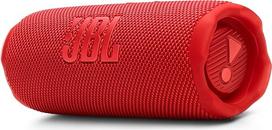 JBL Flip 7 belaidis nešiojamasis "Bluetooth" garsiakalbis, 16 valandų veikianti baterija, atsparus vandeniui, dulkėms ir smūgiams pagal IP68 standartą, profesionalus garsas su "AI Boost", "Auracast" kelių garsiakalbių jungtis, raudonas