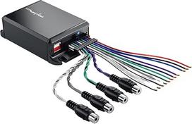 Jungtis "Audison SLI4.2 High-Low Adapter" keitiklis 4 kanalų keitiklis RCA
