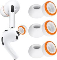 KASOTT 2025 atnaujintos hibridinės ausinės iš atminties putų ir silikono, skirtos "AirPods Pro 3", itin patogios, neslystančios ausinės, puikiai izoliuojančios triukšmą, tinka įkrovimo dėkle, 3 poros